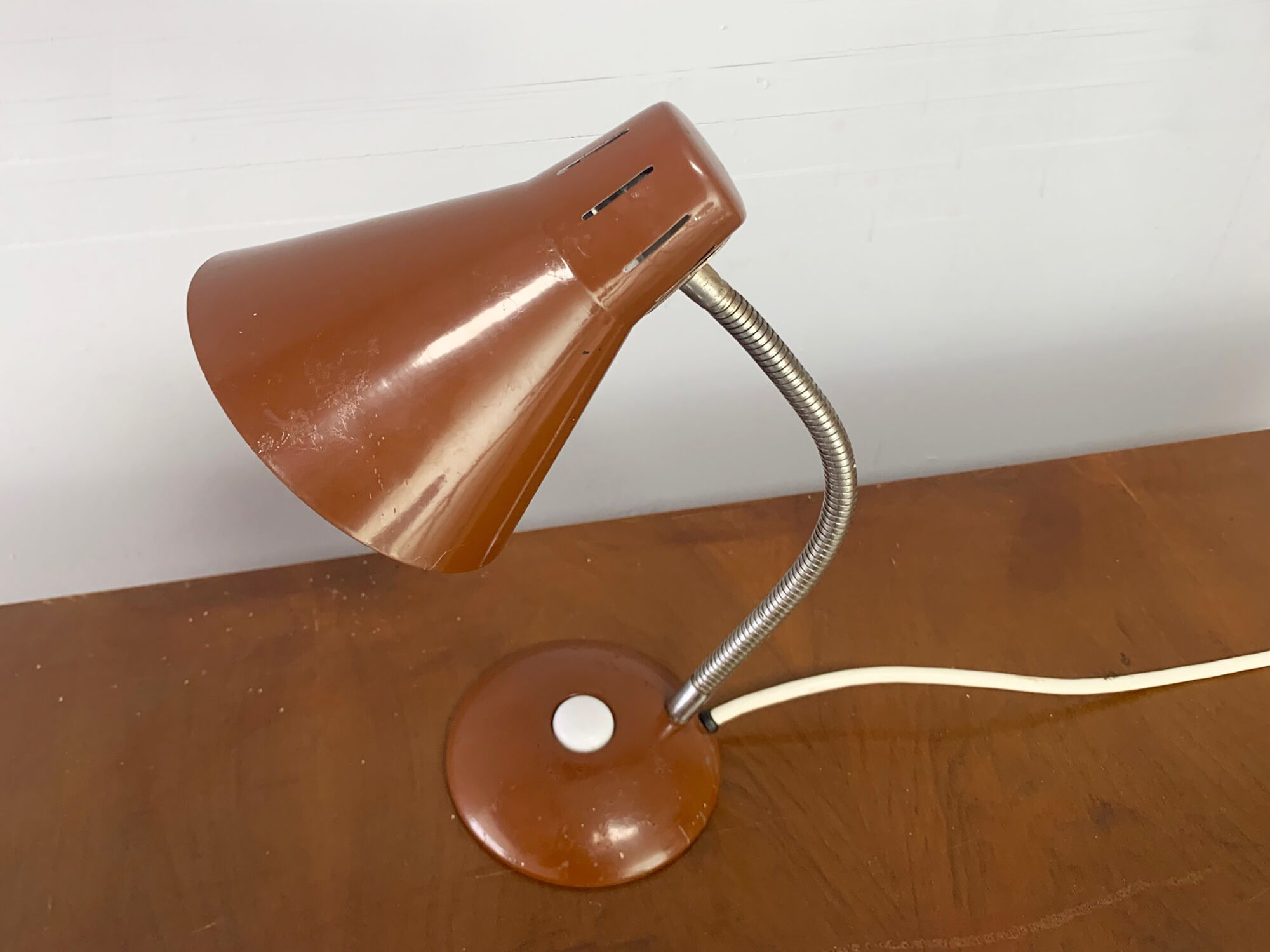 1960’s mid century chinese ‘searchlight’ desk lamp