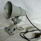 Philips industrial design clamp workshop lamp vintage reading light 1960