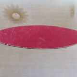 Very large oval beveled mirror, to put down, art deco, 40s 50s