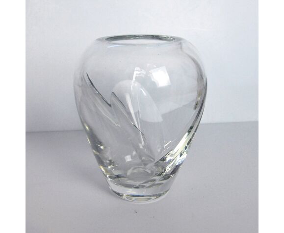 1980s crystal vase, Royal Doulton, UK | Selency