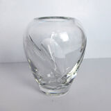 1980s crystal vase, Royal Doulton, UK