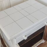 White art deco buffet