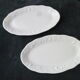 Set of 2 white porcelain raviers Ph Deshoulières California model