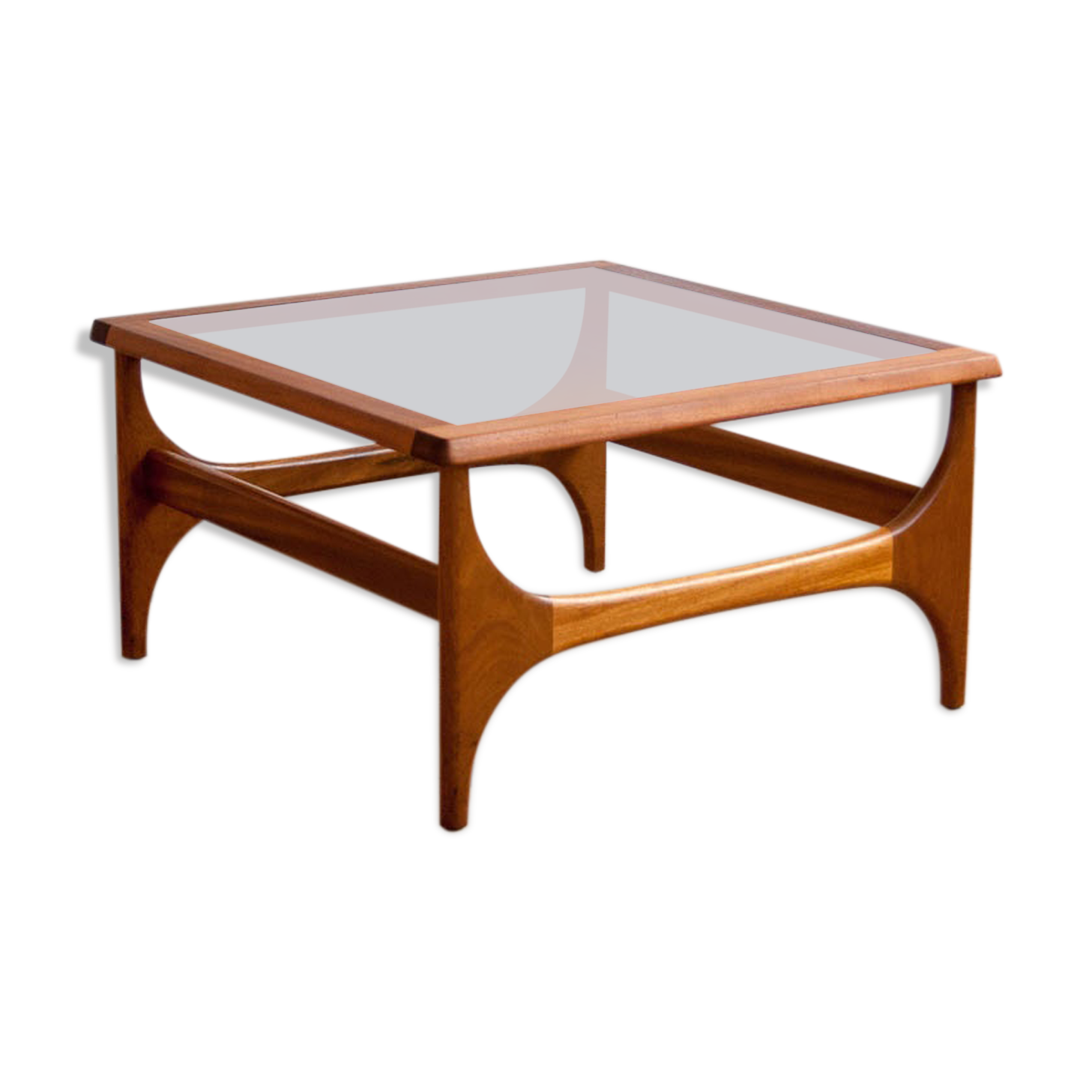 Square and glazed coffee table