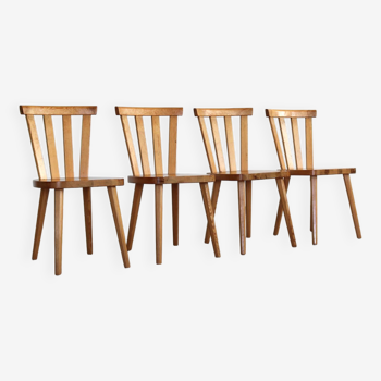chaises vintage | chaises de salle à manger | pin | Suède