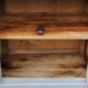 Buffet parisien début XXième siècle en bois massif patine grise