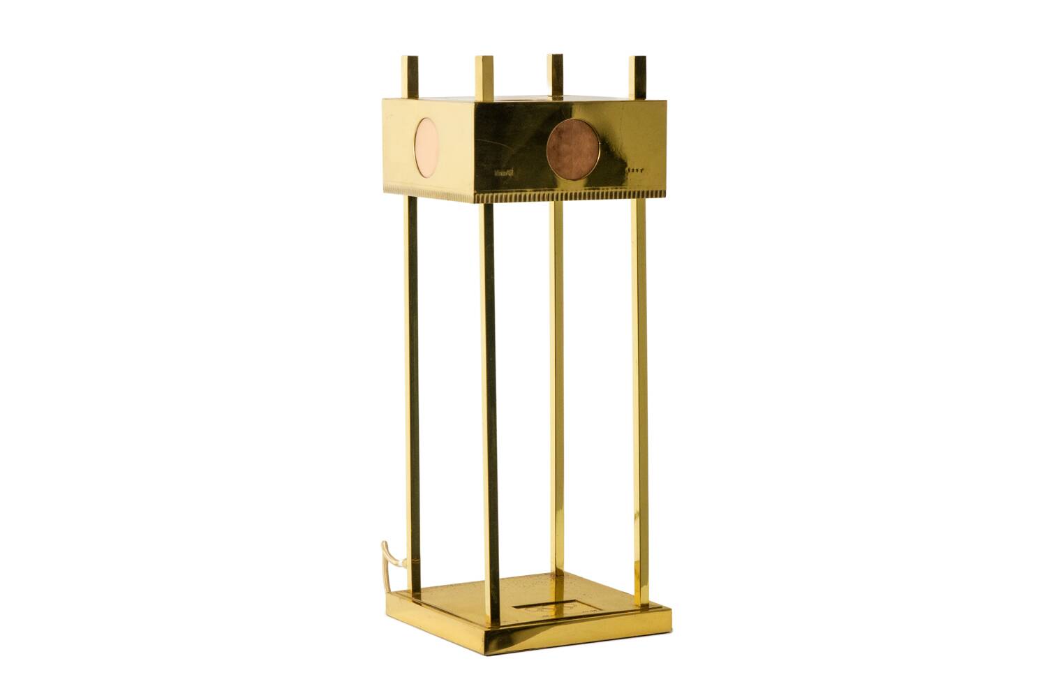 Lamp in gilded brass and copper, Olympic Games of 1936