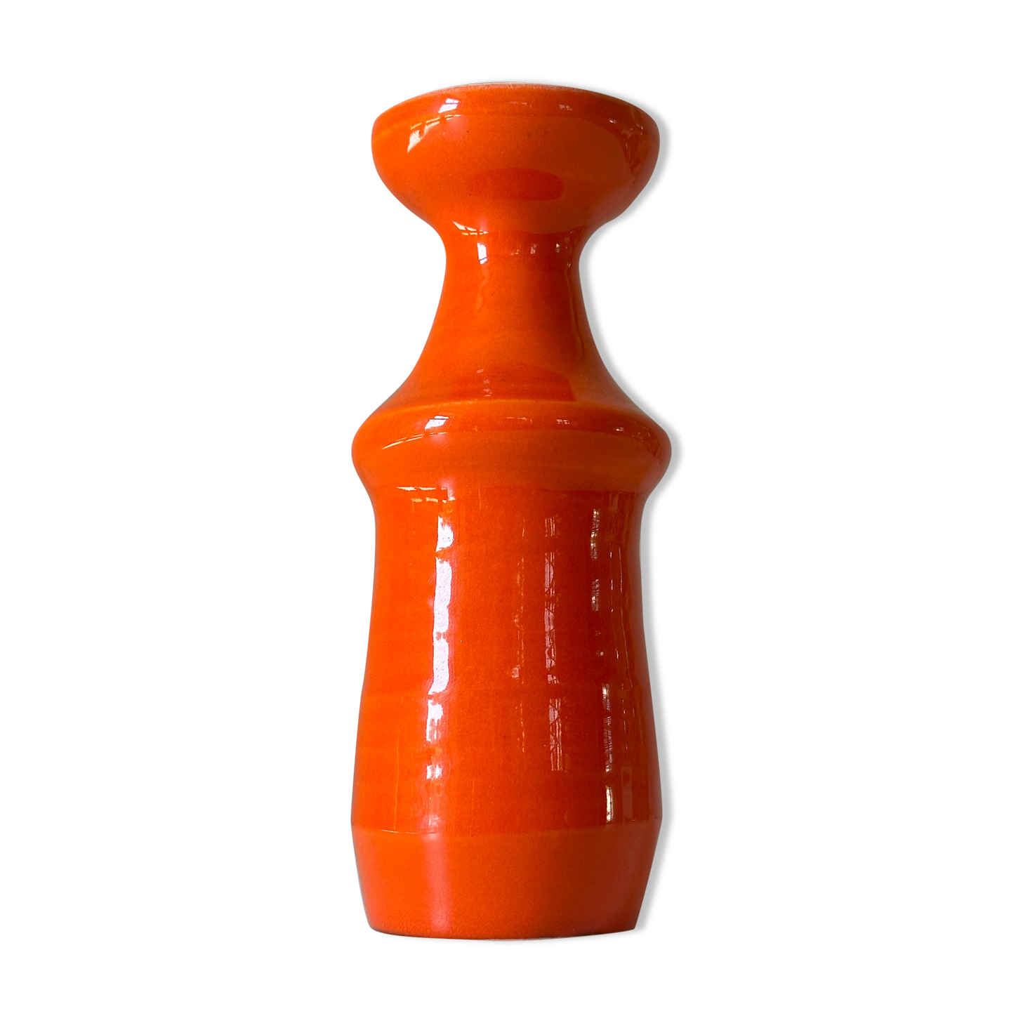 Ceramic vase signed vintage design 60 years