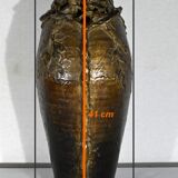Enamelled Ceramic Vase, signed "Korina", Art Nouveau – 1900