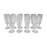 10 flûtes en cristal