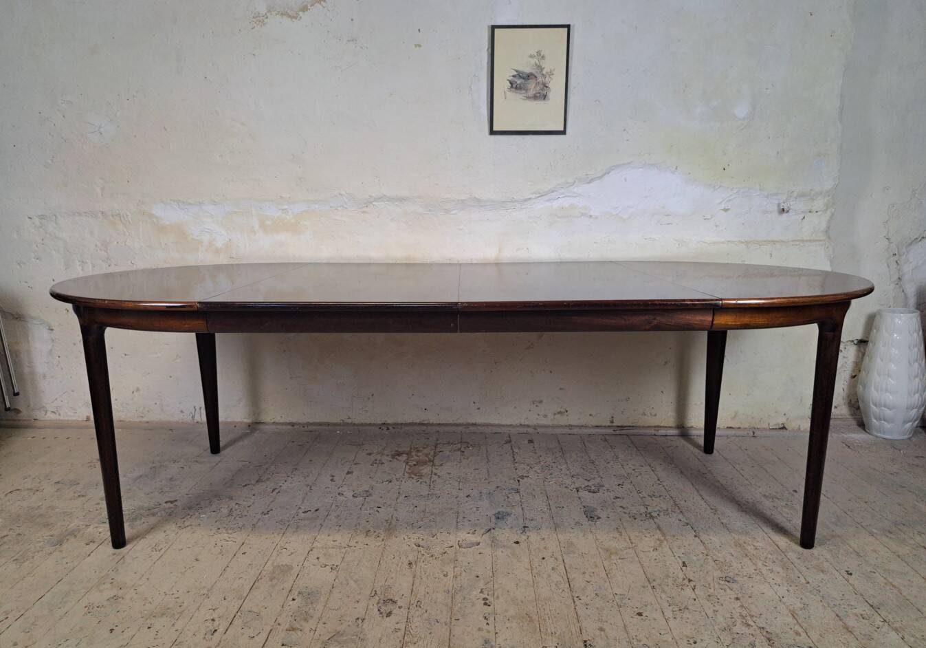 Extendable rosewood table, designed by J. Andersen, Denmark, 1960s