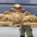 Louis XV style gilded mirror