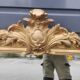 Miroir doré style Louis XV