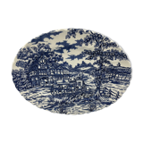 Oval plate Staffordshire England