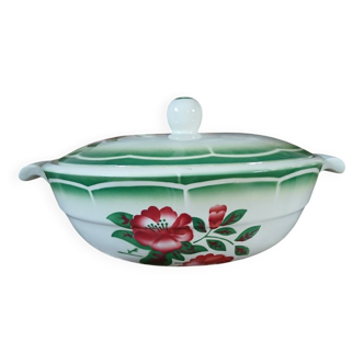 Antique soup tureen from Digoin and Sarreguemines