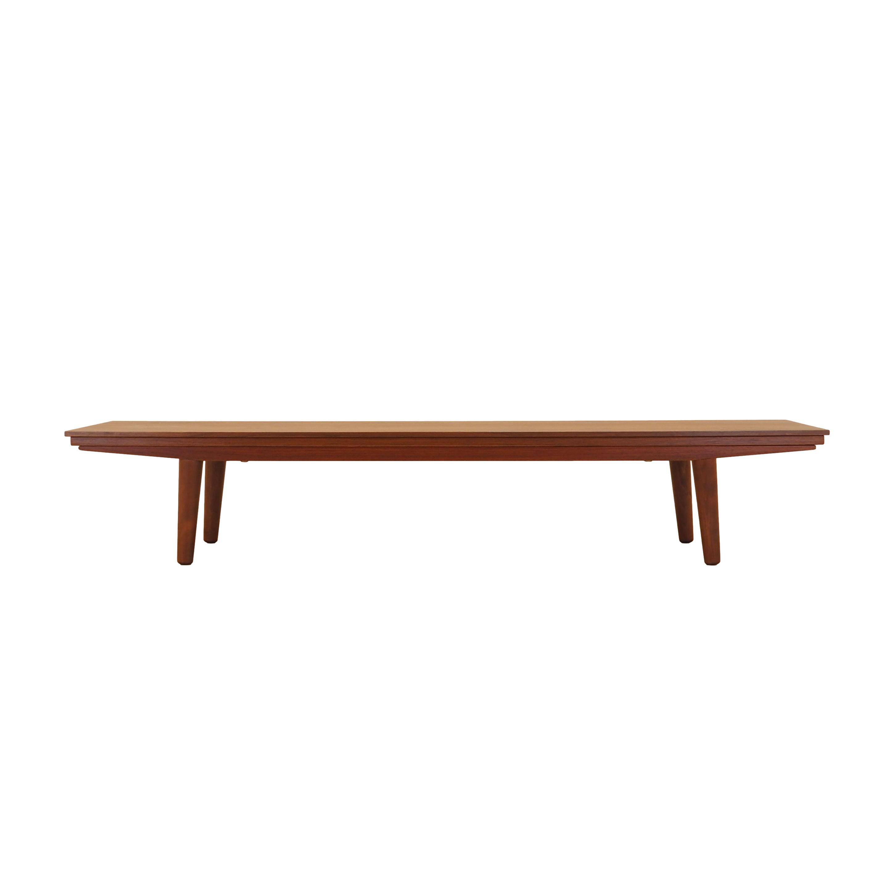 Meuble bas en teck, design danois, années 1970, fabriqué au Danemark