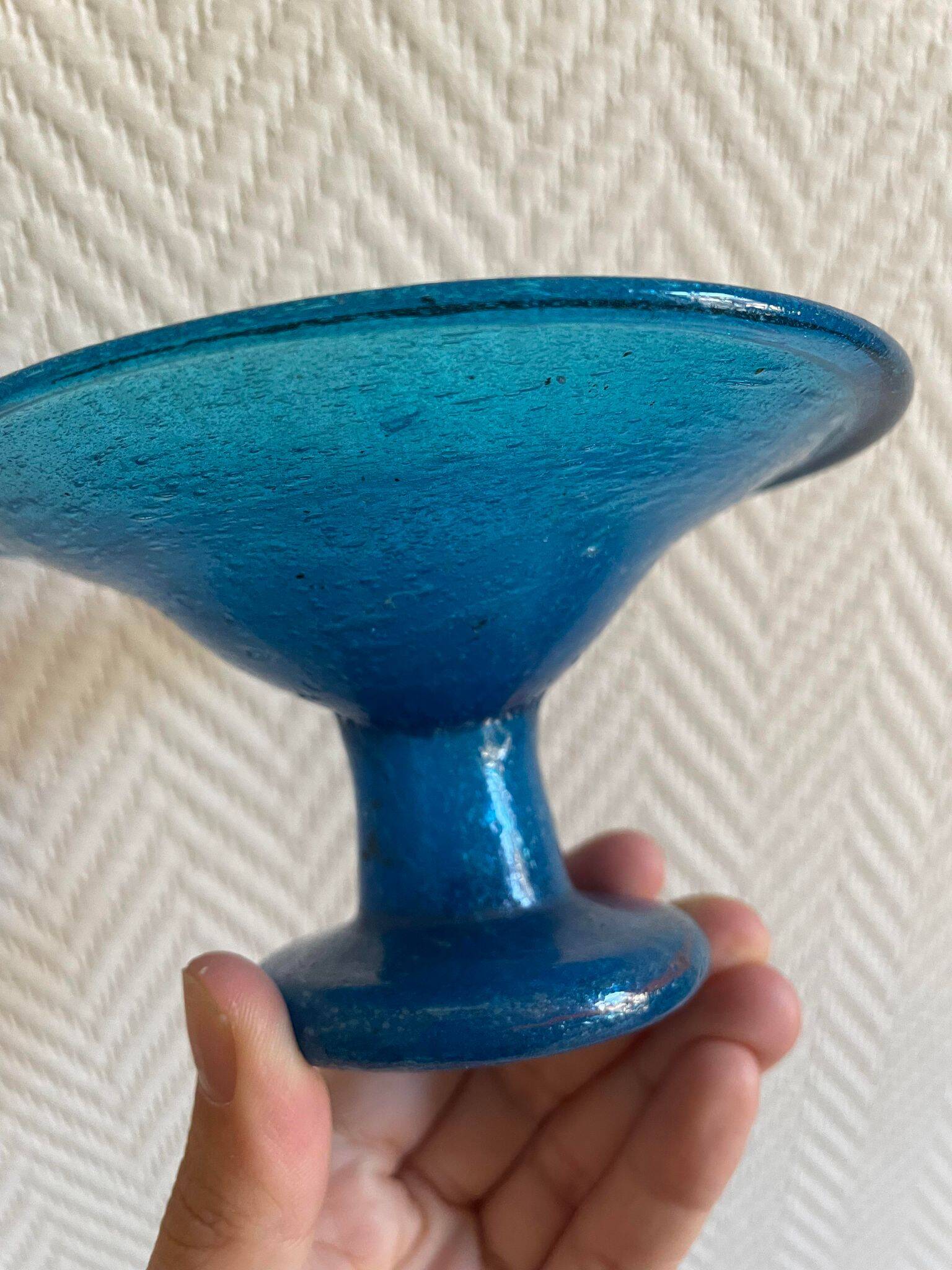 Biot blue bowl