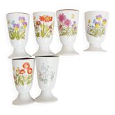 Botanical patterned mazagrans