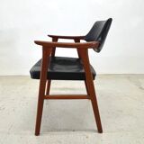 Erik Kierkegaard Teak & Leather Armchair By Hong Møbelfabrik, 1960s