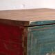 Antique Chinese chest in green lacquered elm – China, circa 1900