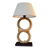 Lampe en corde vintage