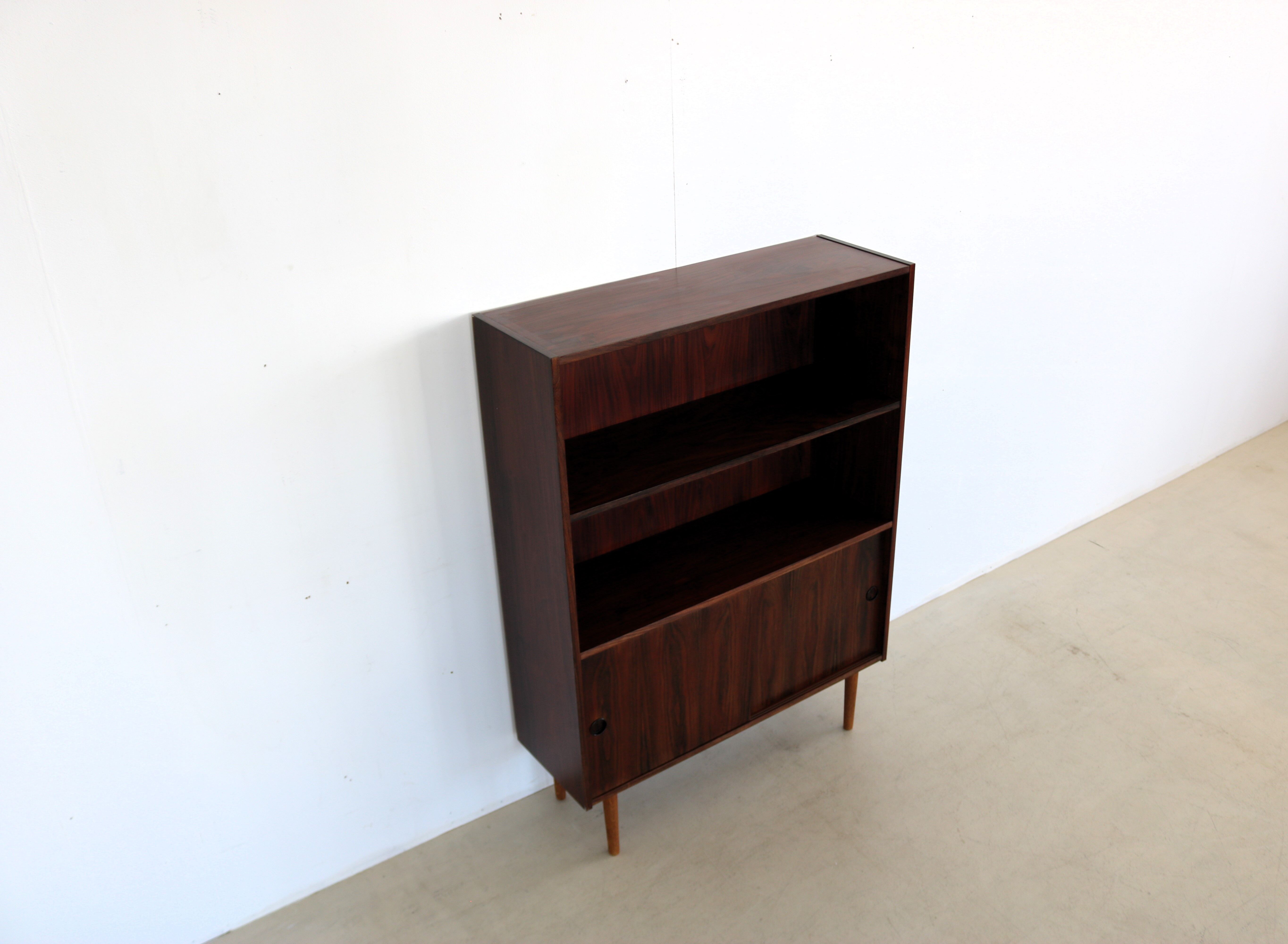 Vintage bookcase with storage