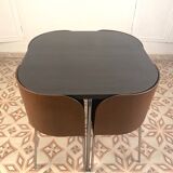 Table dining set & 4 vintage chairs by Sandra Kragnert for Ikea, Fusion series