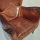 Vintage Dutch leather lounge chair, 1990s, Montis style