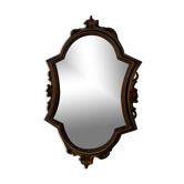 Miroir baroque doré 38x24cm