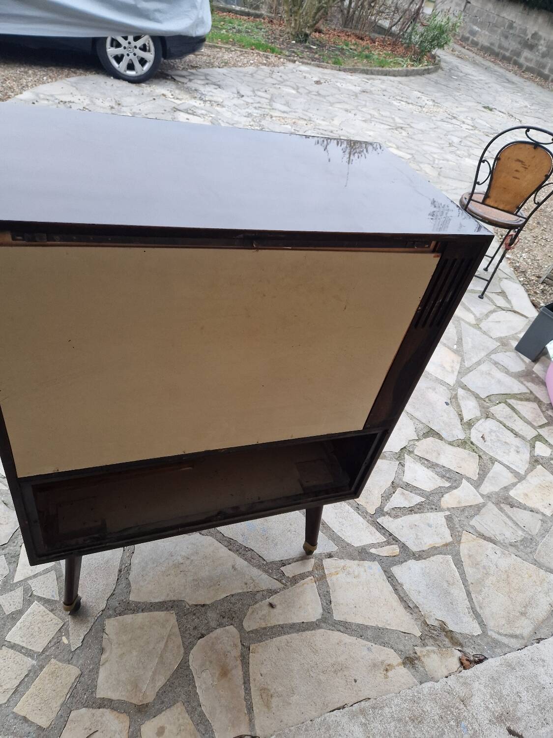 Vintage television cabinet Radiola Philips vintage