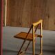 Set of 12 Foldes chairs by Aldo Jacober & Pierangela D'Aniello, Italy, 1960s.