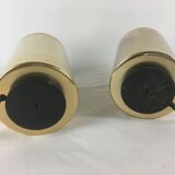 Pair of table lamps in brass model corfu by Roger Nathan