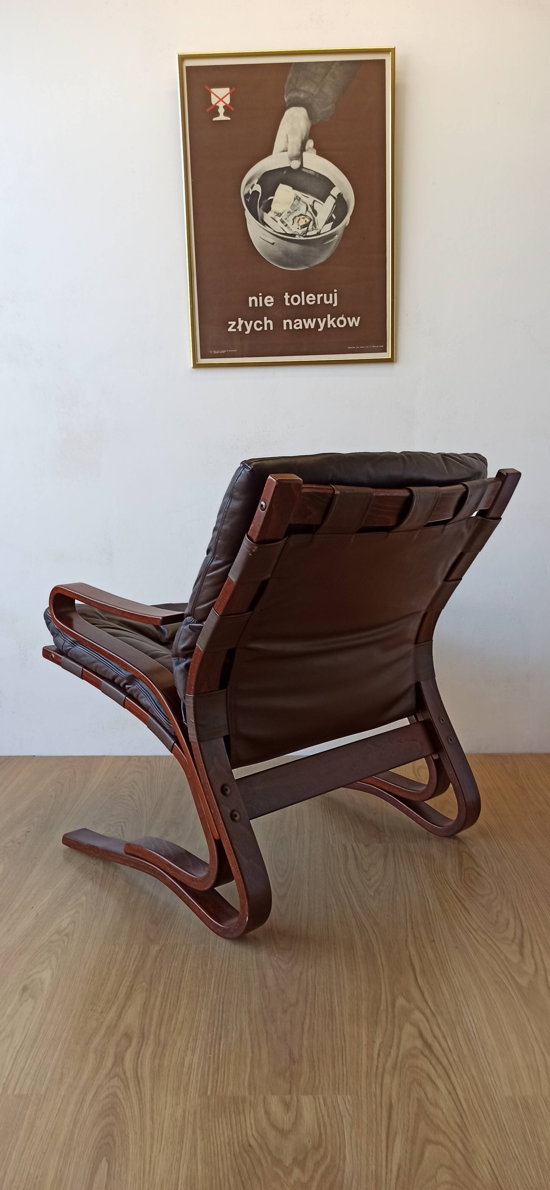 Scandinavian  Lounge Chair by Oddvin Rykken, 1960s.
