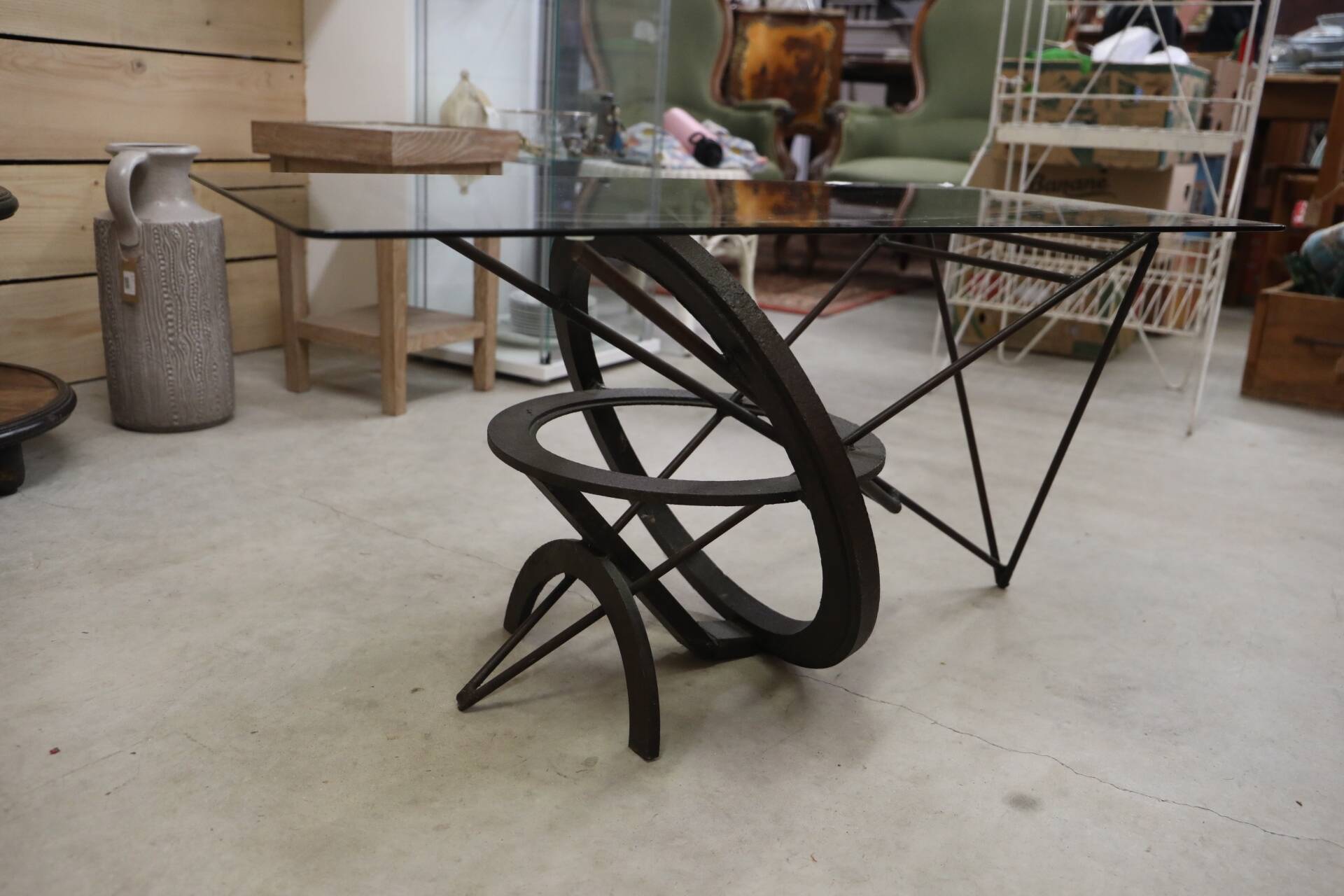 Industrial design coffee table