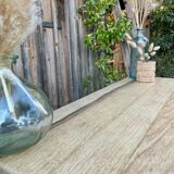 Solid wood and cane sideboard