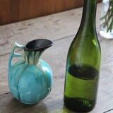 Flamed earthenware pitcher
