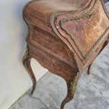 Louis XV style lady's desk in marquetry and bronze