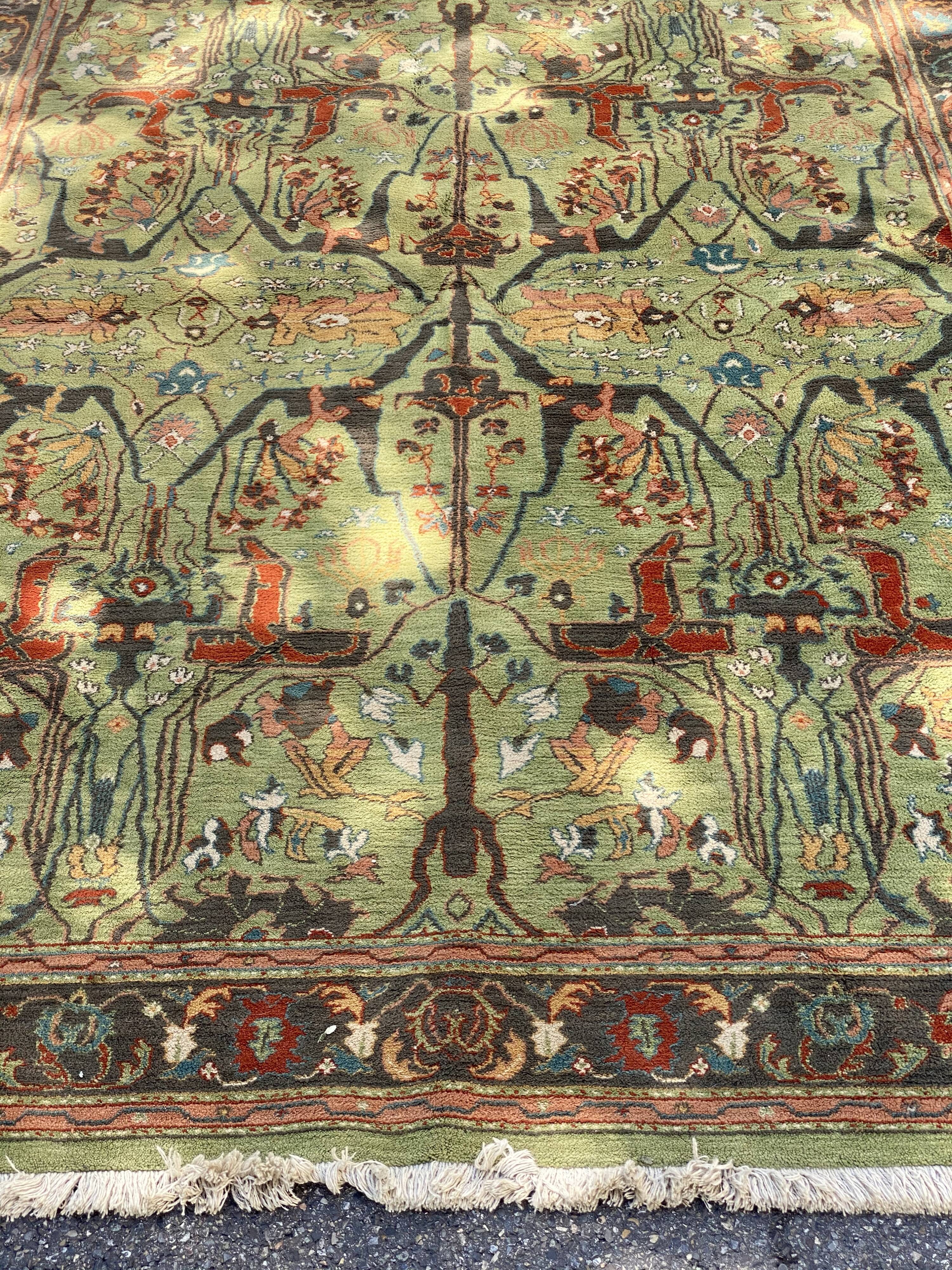 Handmade carpet in Middle East wool