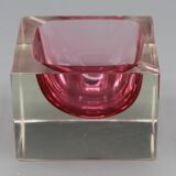 Vintage ashtray sommerso murano glass flavio poli seguso italy 1970