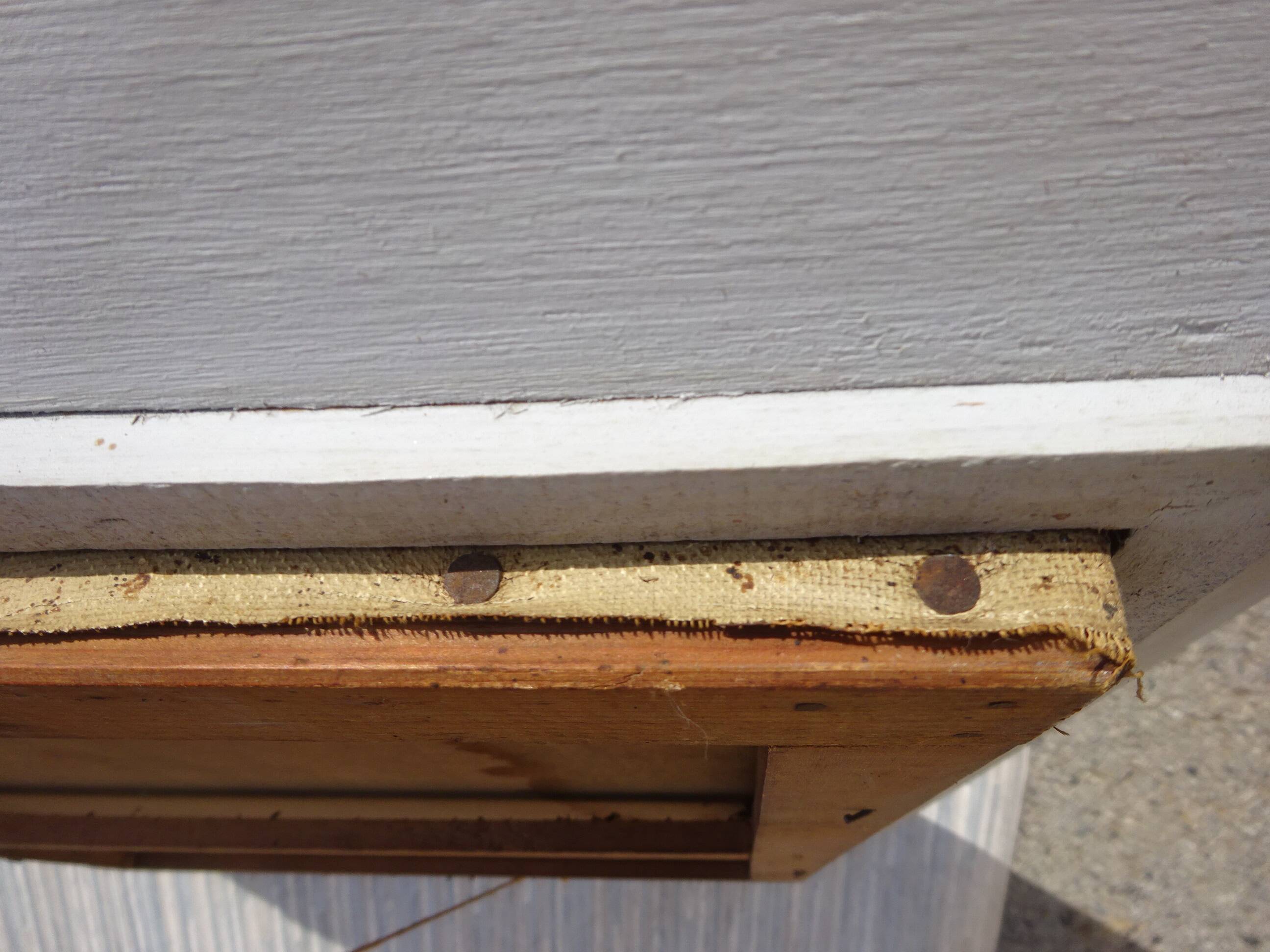 Ancienne peinture, calanques Méditerranée