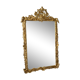 Miroir doré à fronton XIXème