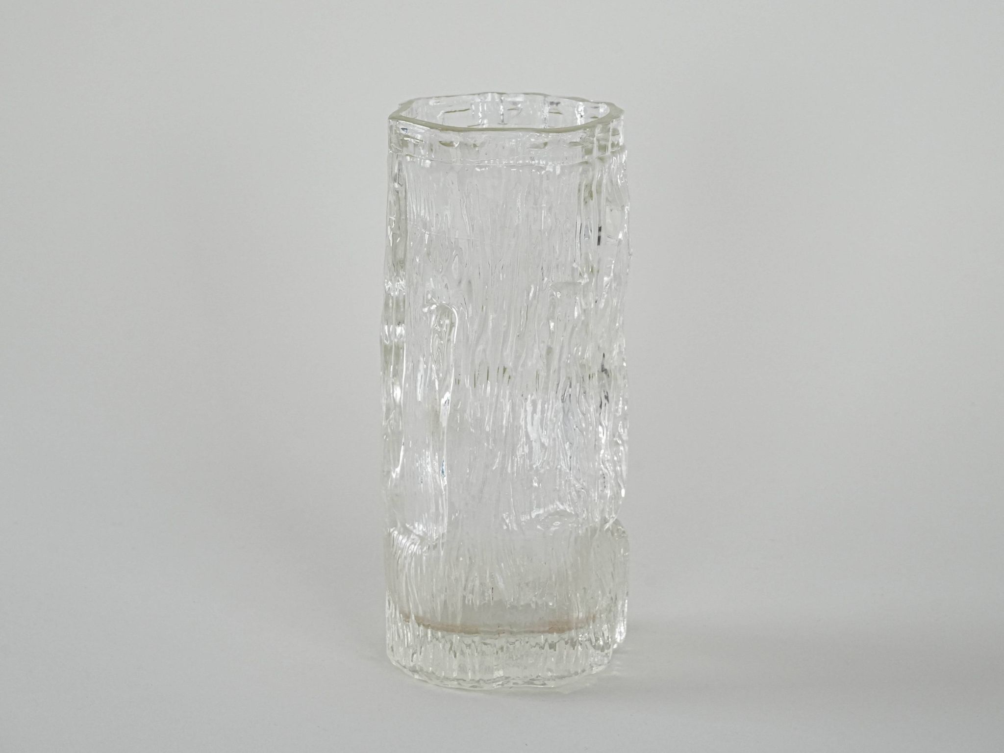 Glass vase Avena, Finnish design, 1960s, designer: Tapio Wirkkala