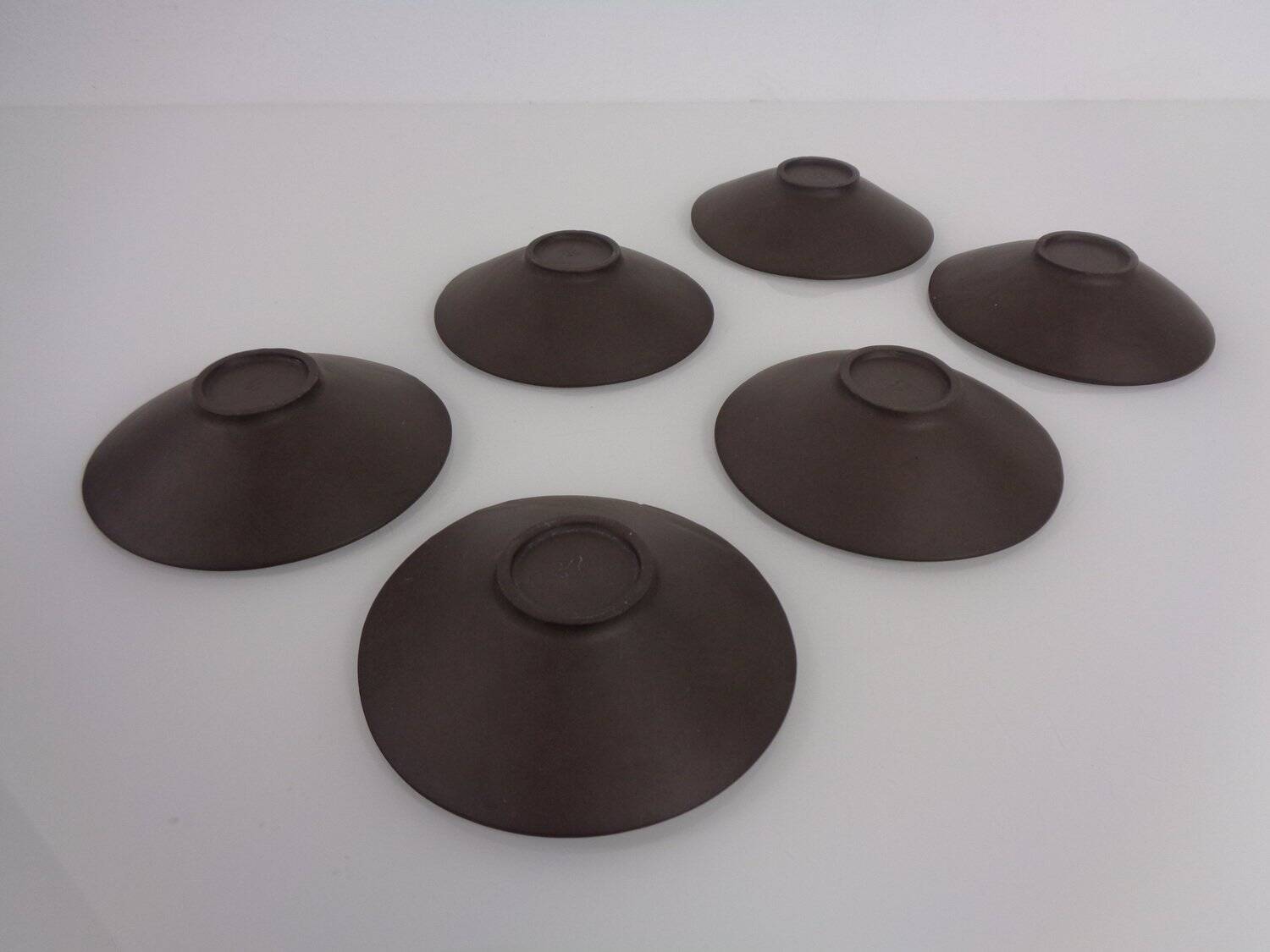 Ceramic bowls by Inge Böttger for BKW Keramik, 1960s, set of 6.