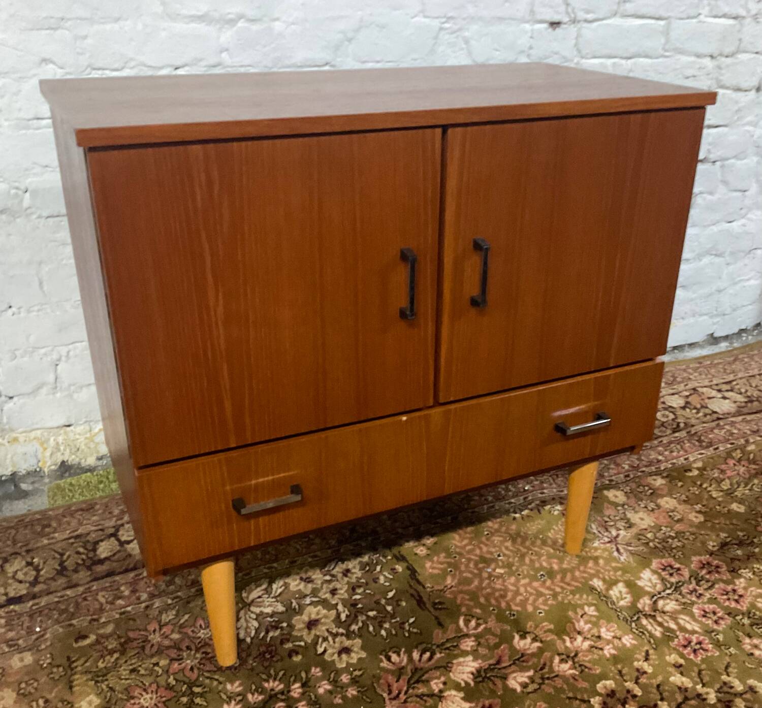 Vintage teak TV cabinet from the 60s