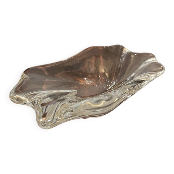 Vide poche en cristal de Baccarat moulé