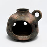 1970s organic modern ceramic oil chimney, Ruscha Art, Germany