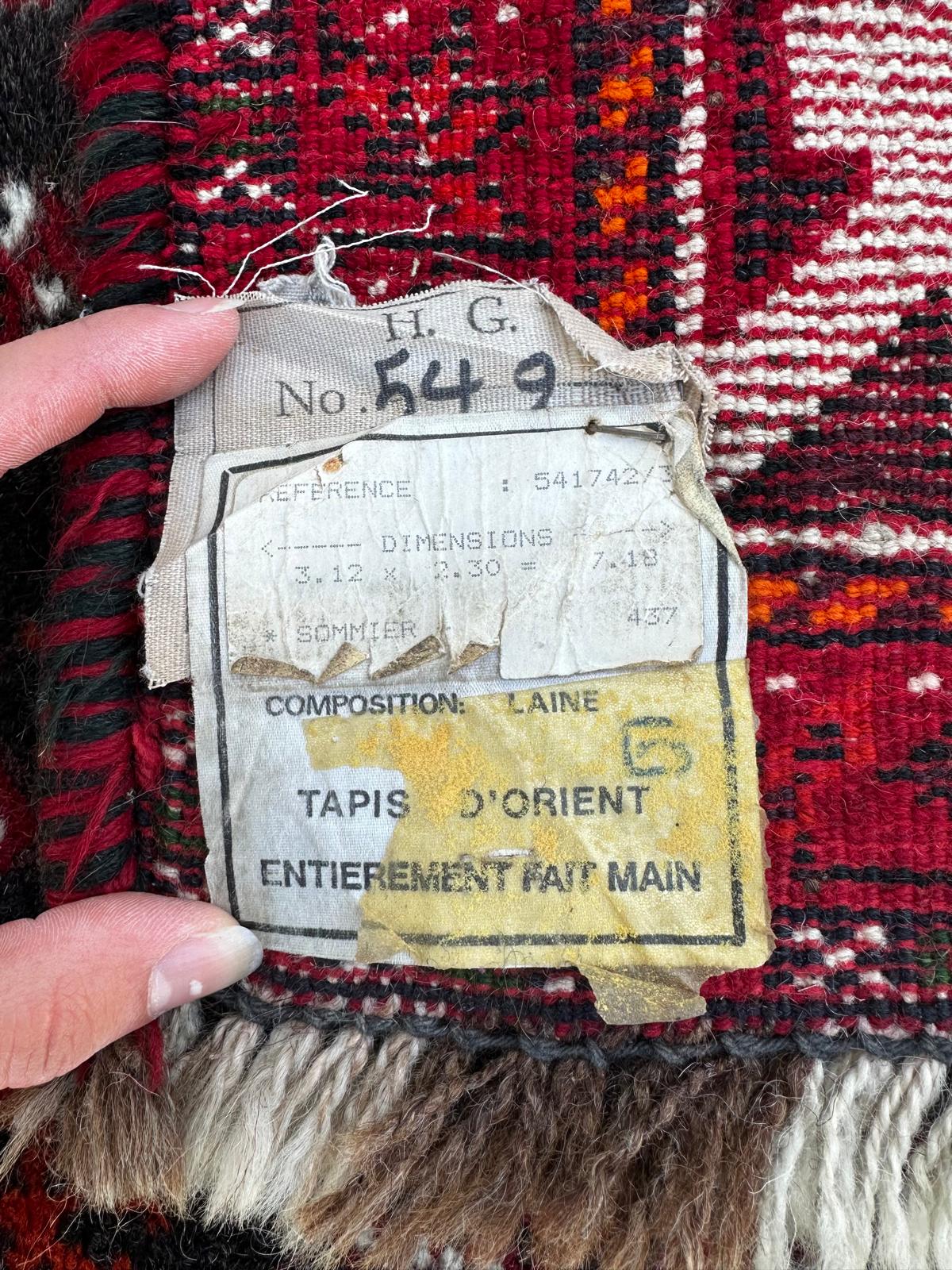 Handmade Gashgai Persian rug 2m x 3m