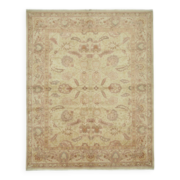 Turkish Handknotted Wool Oushak Rug 247 cm x 304 cm