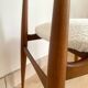 Series of 4 Scandinavian chairs from the 60s