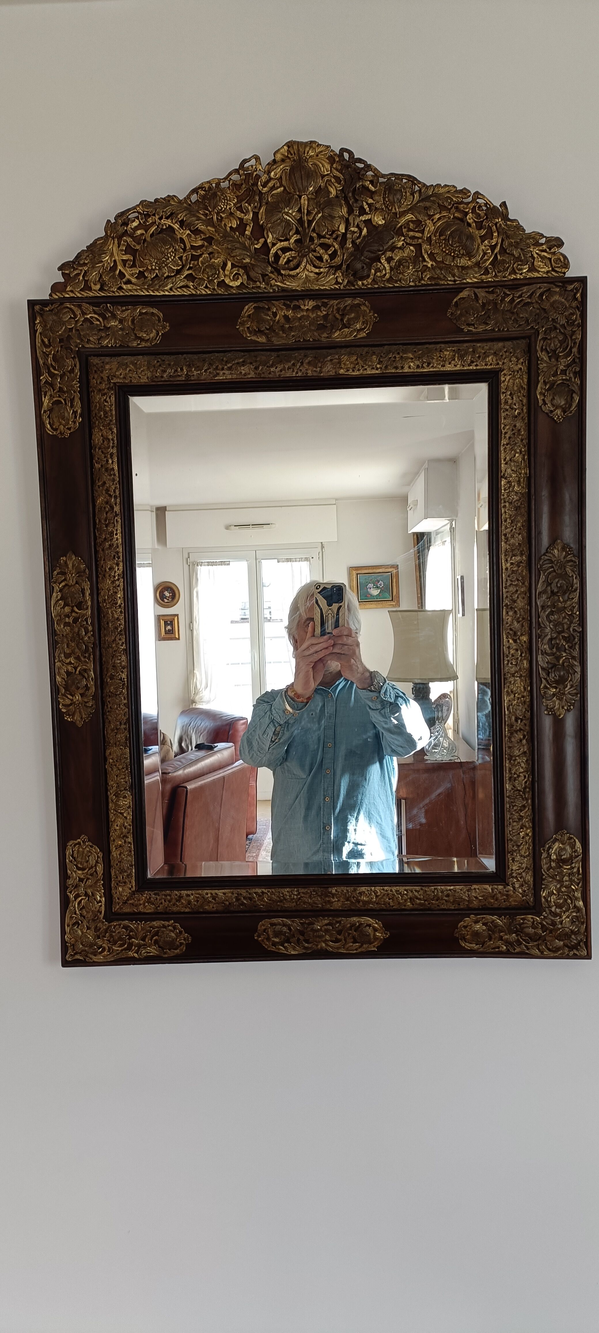 Napoleon III mirror, 19th